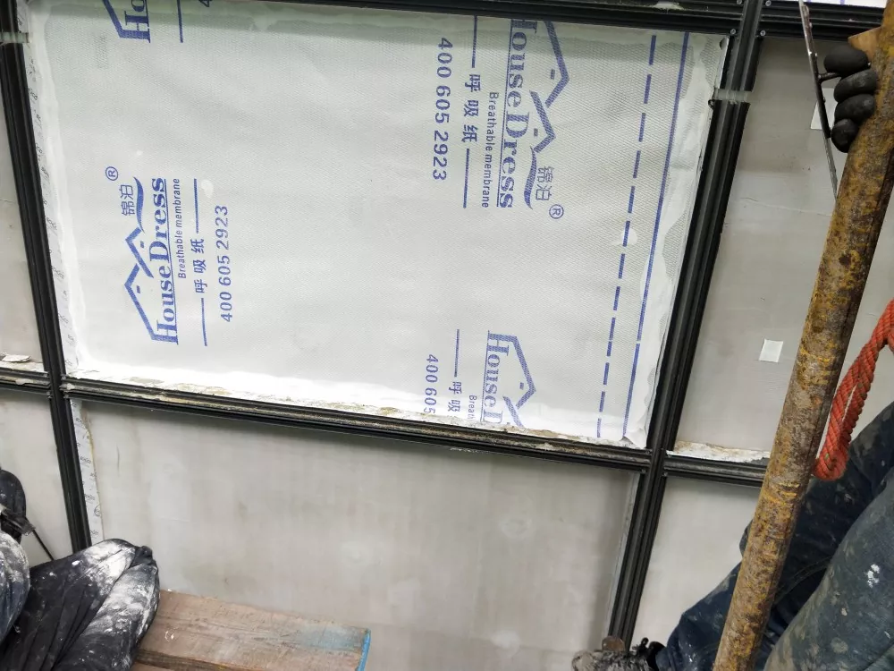 Breathable Membrane For Internal Walls