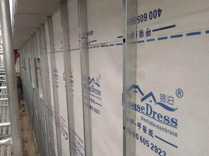 Non Overlap Breathable Membrane
